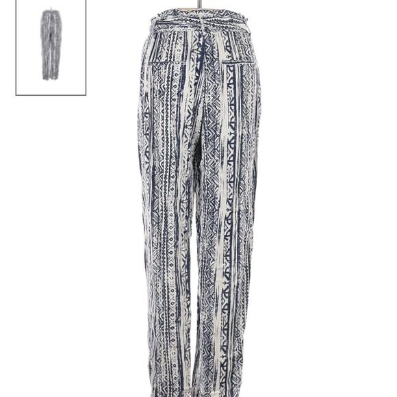 Cali 1850 linen blend Aztec western print pant - Picture 1 of 8